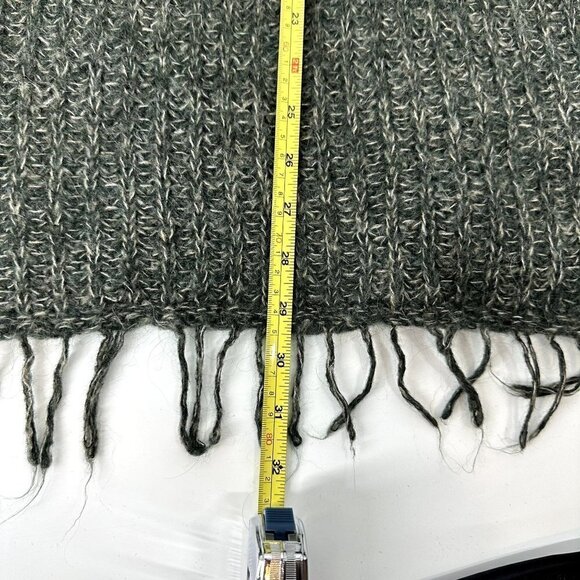 Cocogio Wool Blend Mohair Made in Italy Fringe Green Cardigan NO SIZE TAG - Picture 9 of 11